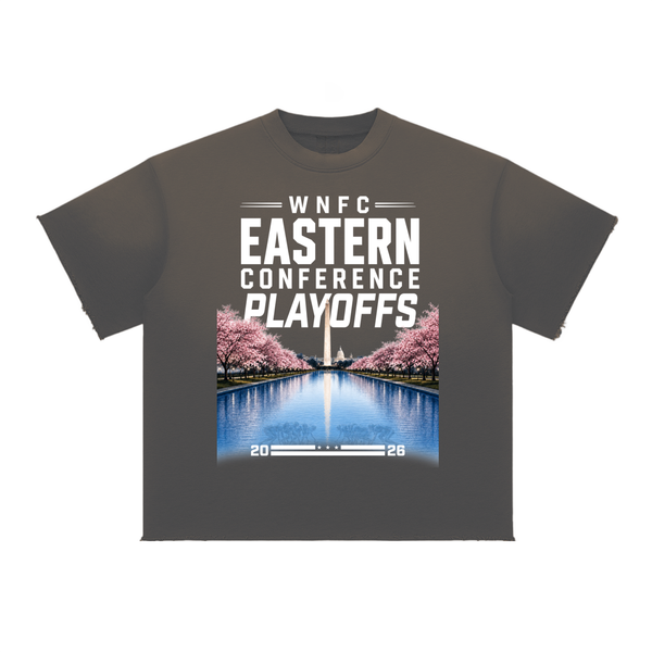 Sun Faded Raw Edge Playoff Tee