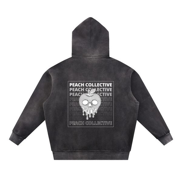 Sun Faded Wireframe Hoodie