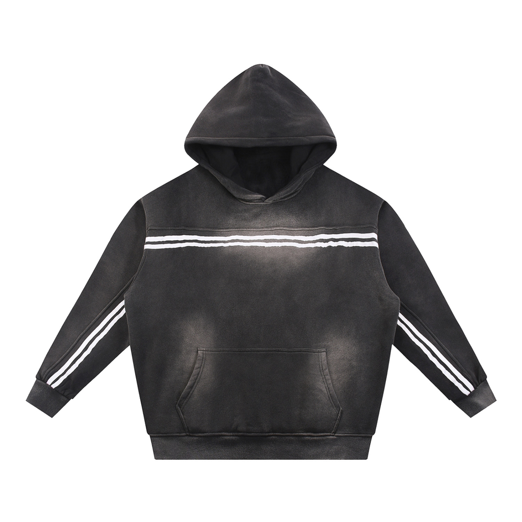 Sun Faded Wireframe Hoodie