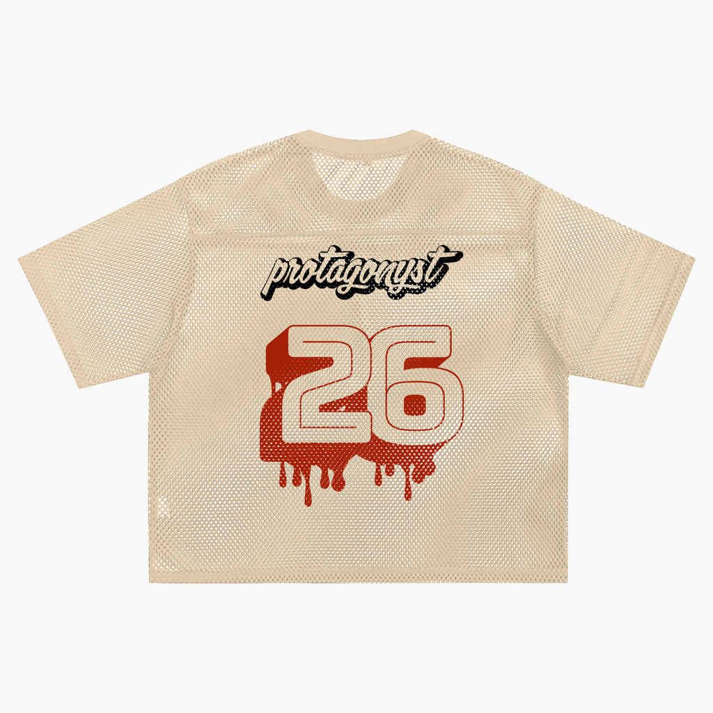 Retro Legendary Mesh Jersey - Cream