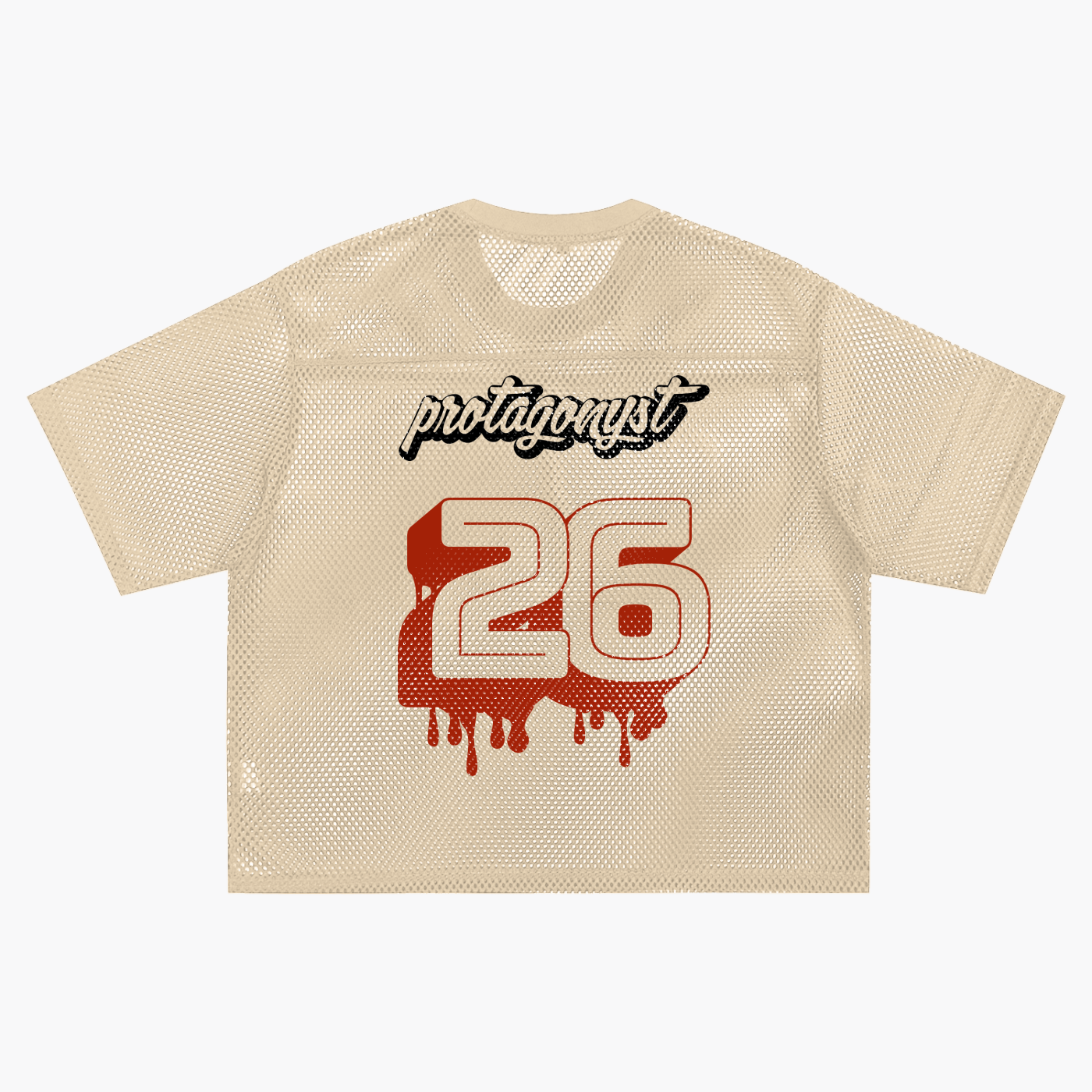 Retro Legendary Mesh Jersey - Cream