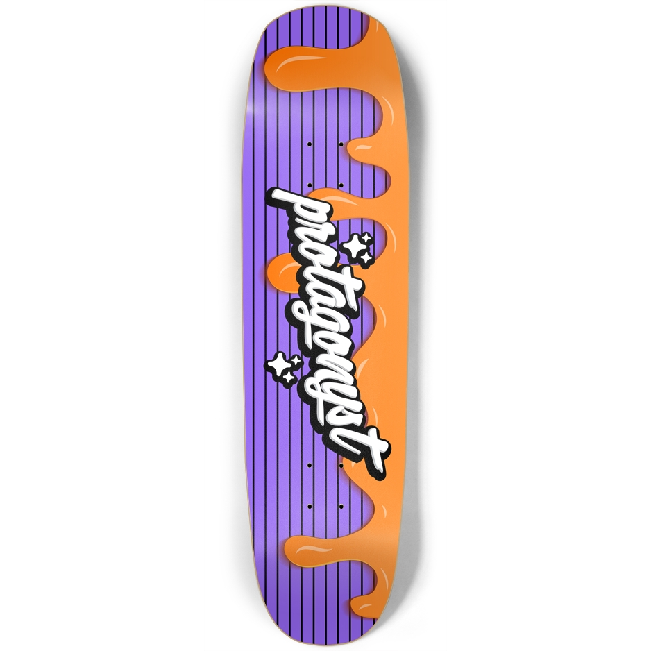 Supreme Chrome Logo Skateboard Deck-