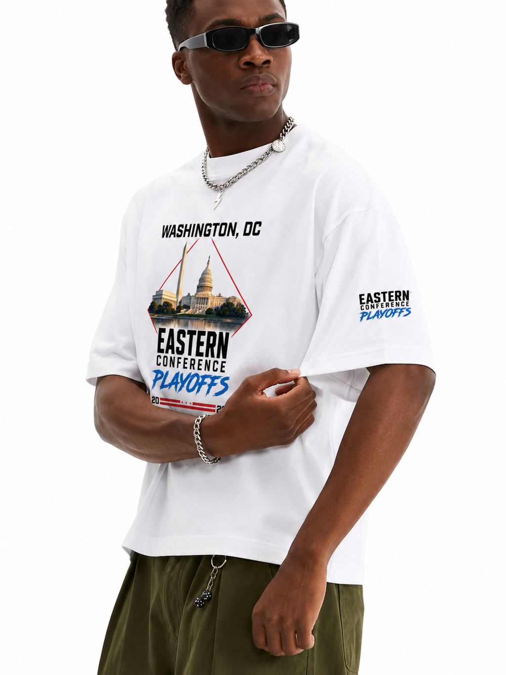 Boxy Oversized Eastern Conference Tee