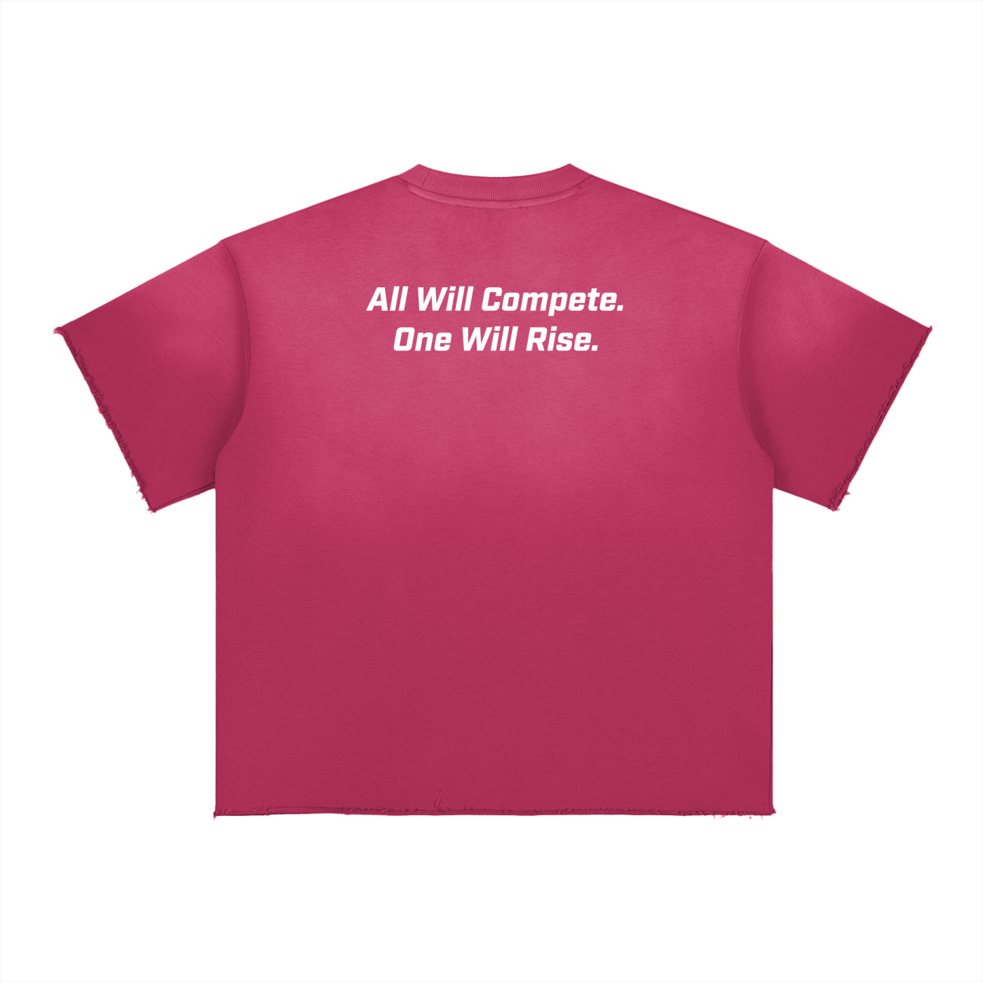 Sun Faded Raw Edge Playoff Tee