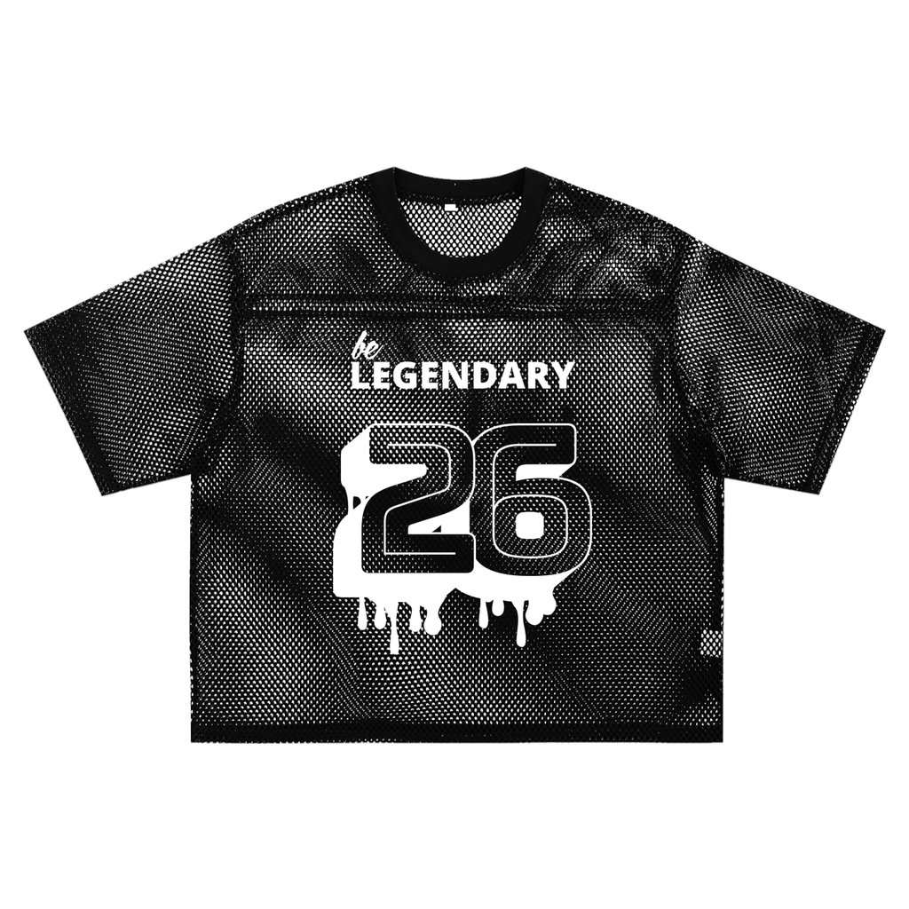 Retro Legendary Mesh Jersey - Black