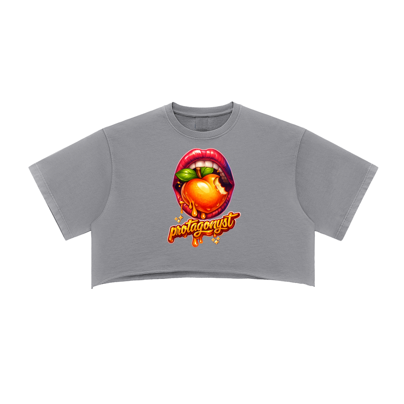 Tasty Raw Edge Crop Top