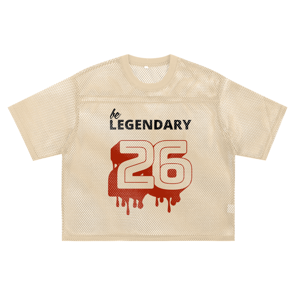 Retro Legendary Mesh Jersey - Cream