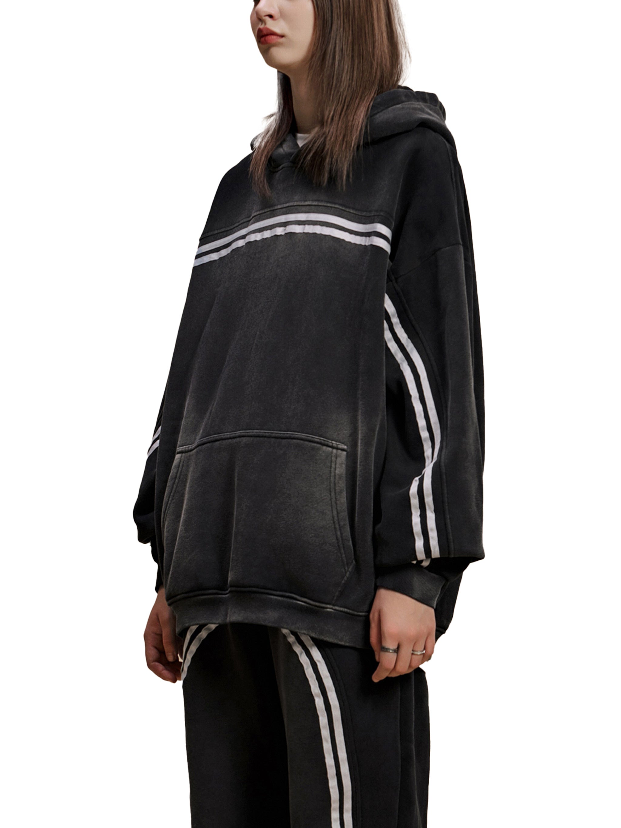 Sun Faded Wireframe Hoodie